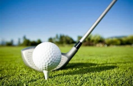 Allir með í golfmóti